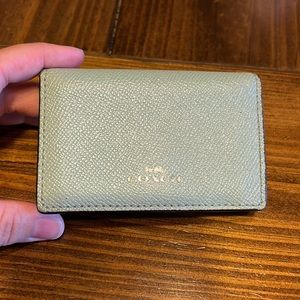 COACH WALLET- light blue
